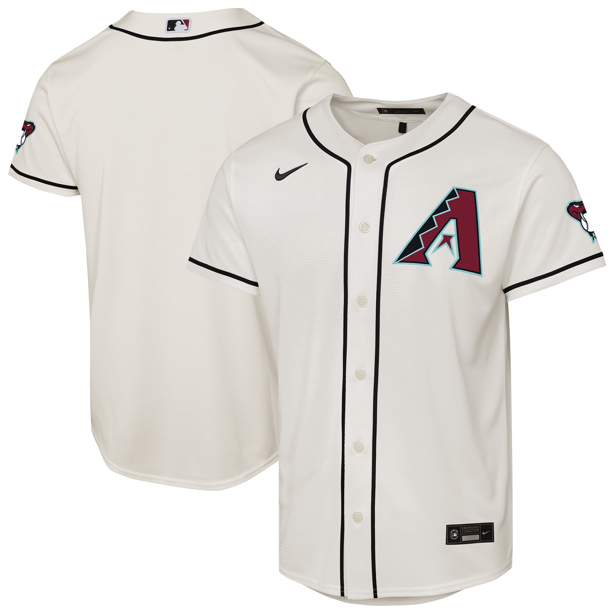 Youth Nike Cream Arizona Diamondbacks Home Stadium Jersey