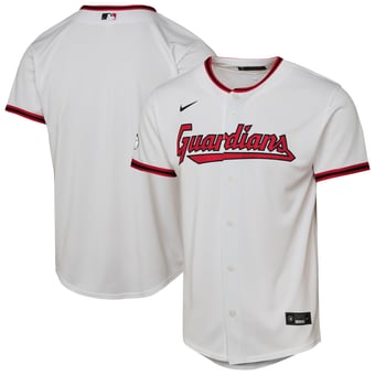Youth Nike  White Cleveland Guardians Home Stadium Jersey