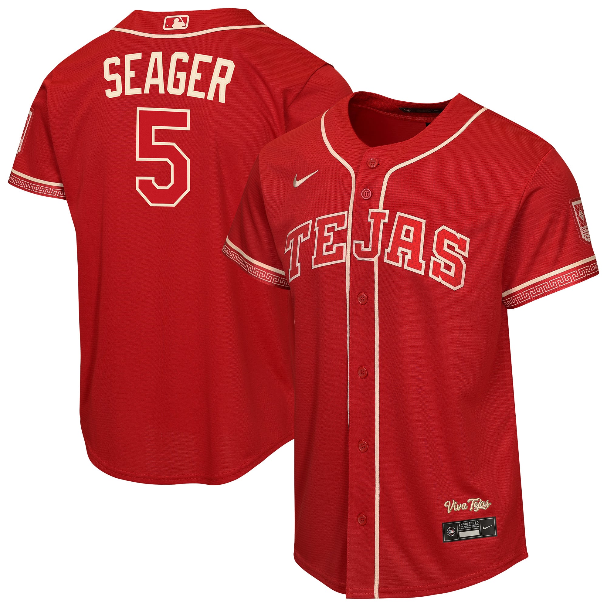 Youth Nike Corey Seager Red Texas Rangers 2026 City Connect Stadium Jersey