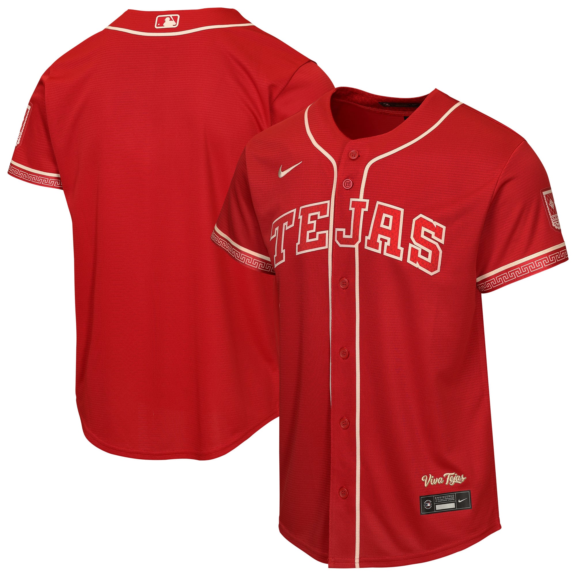 Youth Nike  Red Texas Rangers 2026 City Connect Stadium Jersey