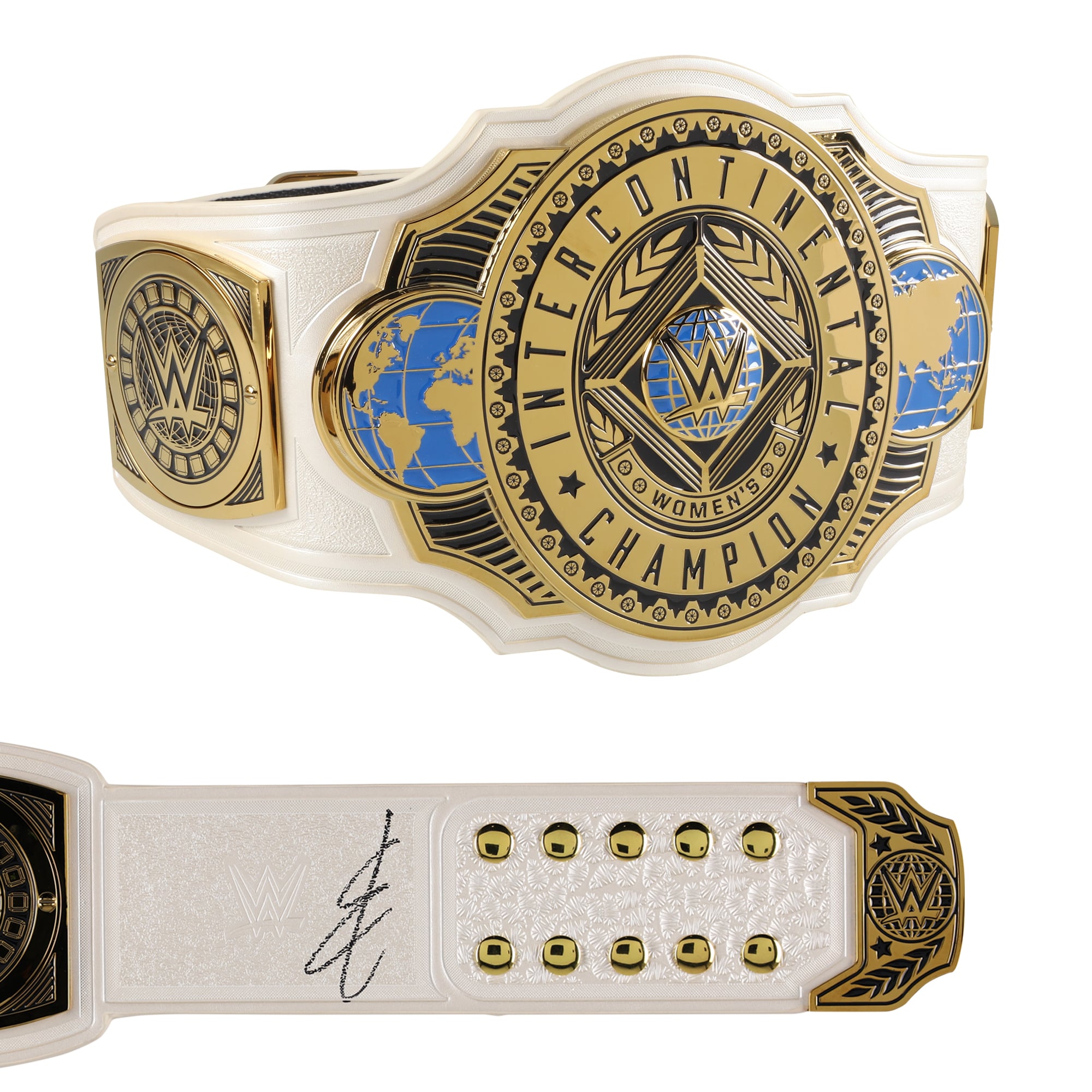 Becky Lynch WWE Autographed Women's Intercontinental Championship Replica Title Belt