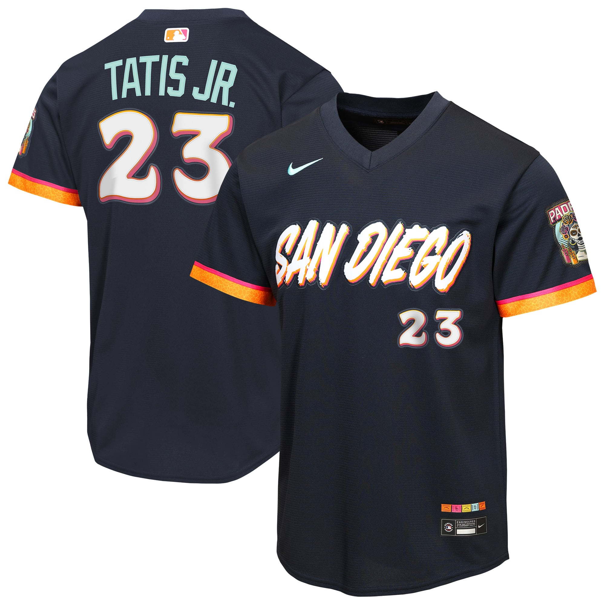 Youth Nike Fernando Tatis Jr. Obsidian San Diego Padres 2026 City Connect Stadium Jersey