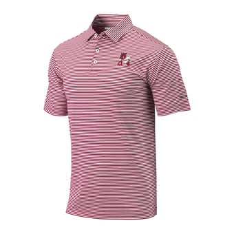 Men's Columbia Cardinal Arkansas Razorbacks Vault Logo Club Invite Polo