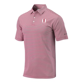 Men's Columbia Crimson Oklahoma Sooners Vault Logo Club Invite Polo