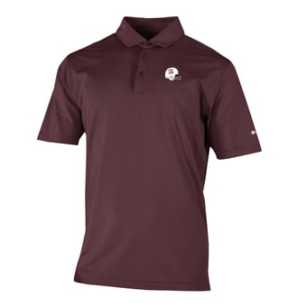 Men's Columbia Maroon Texas A&M Aggies Vault Logo Double Hit Polo