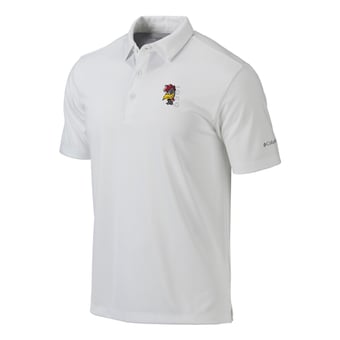 Men's Columbia White South Carolina Gamecocks Vault Omni-Wick Drive Polo