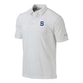 Men's Columbia White Penn State Nittany Lions Vault Omni-Wick Drive Polo