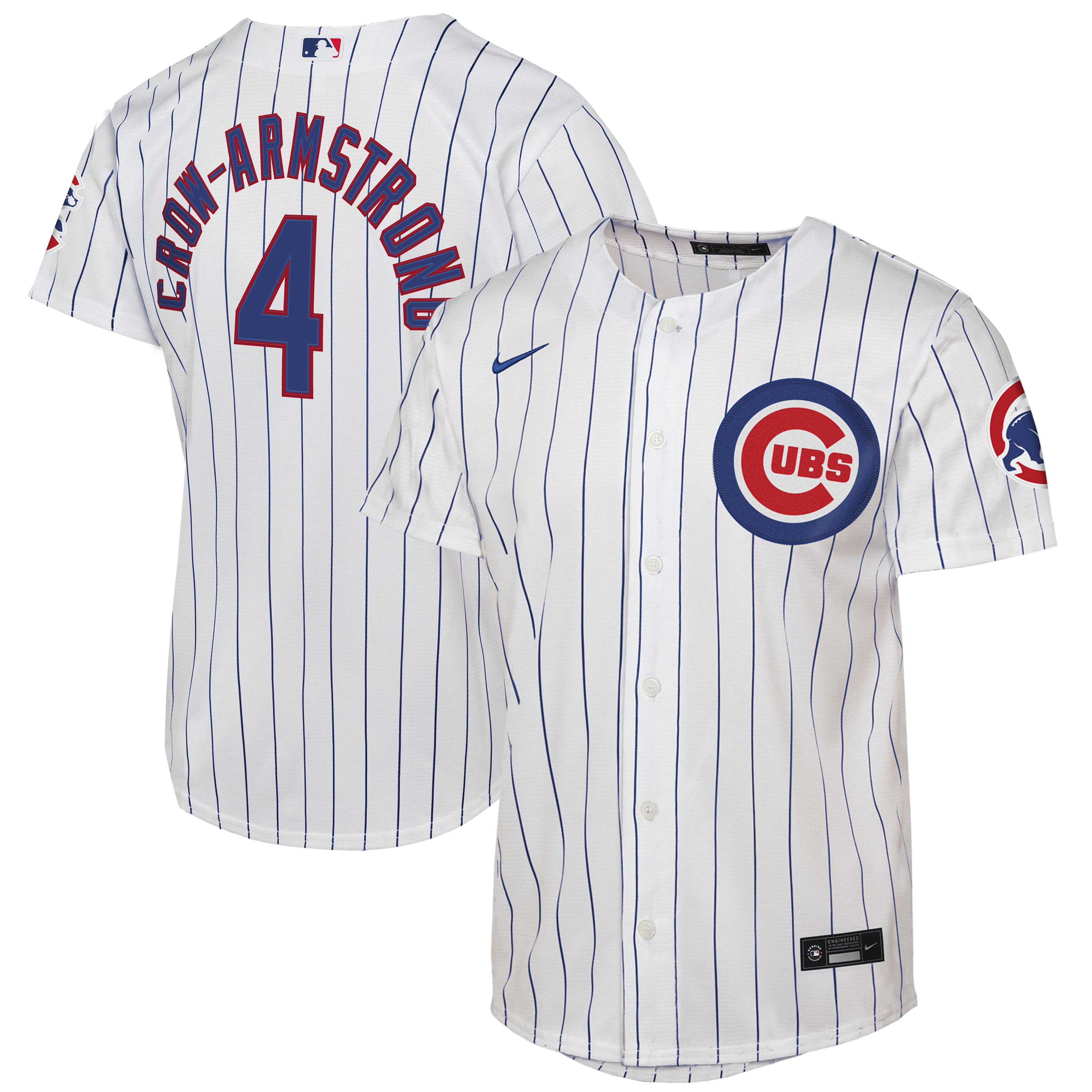 Youth Nike Pete Crow-Armstrong White Chicago Cubs Home Stadium Jersey