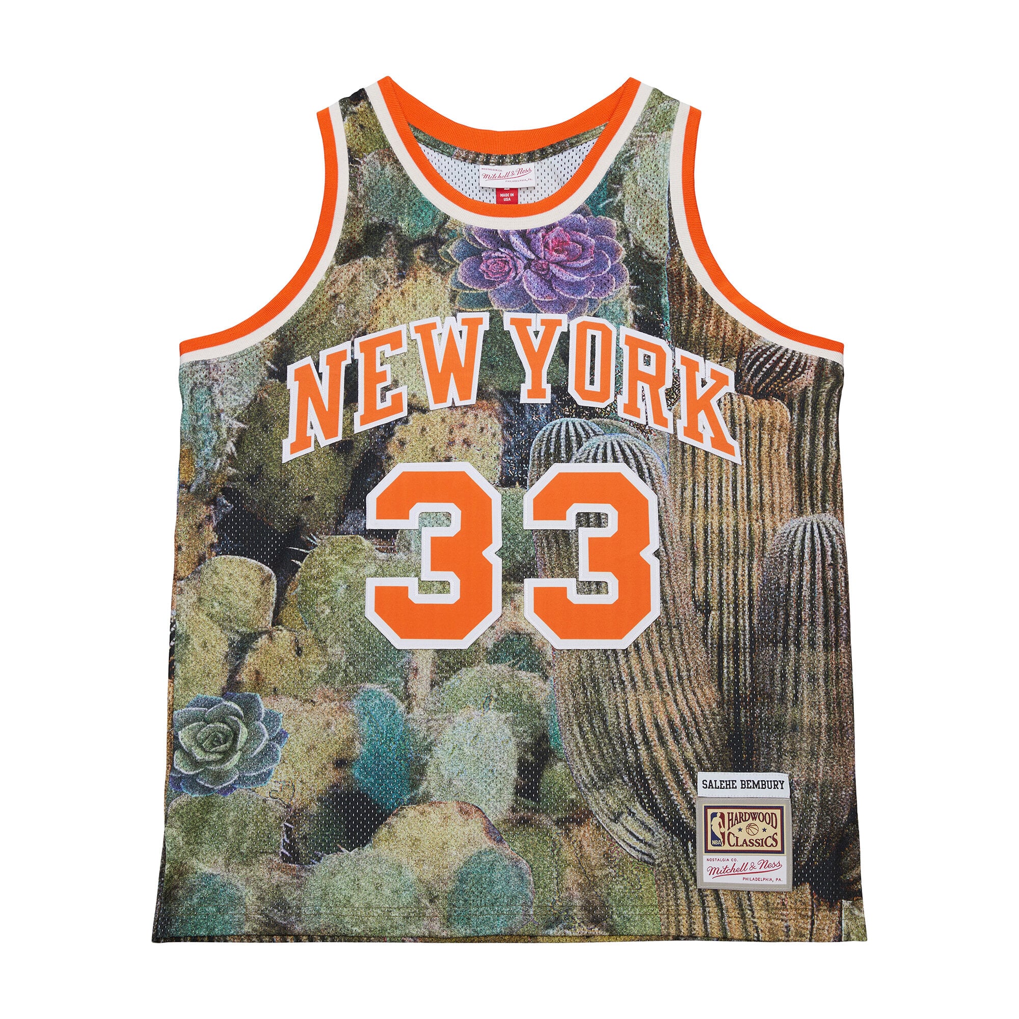 Patrick Ewing New York Knicks Mitchell & Ness x Salehe Swingman Jersey