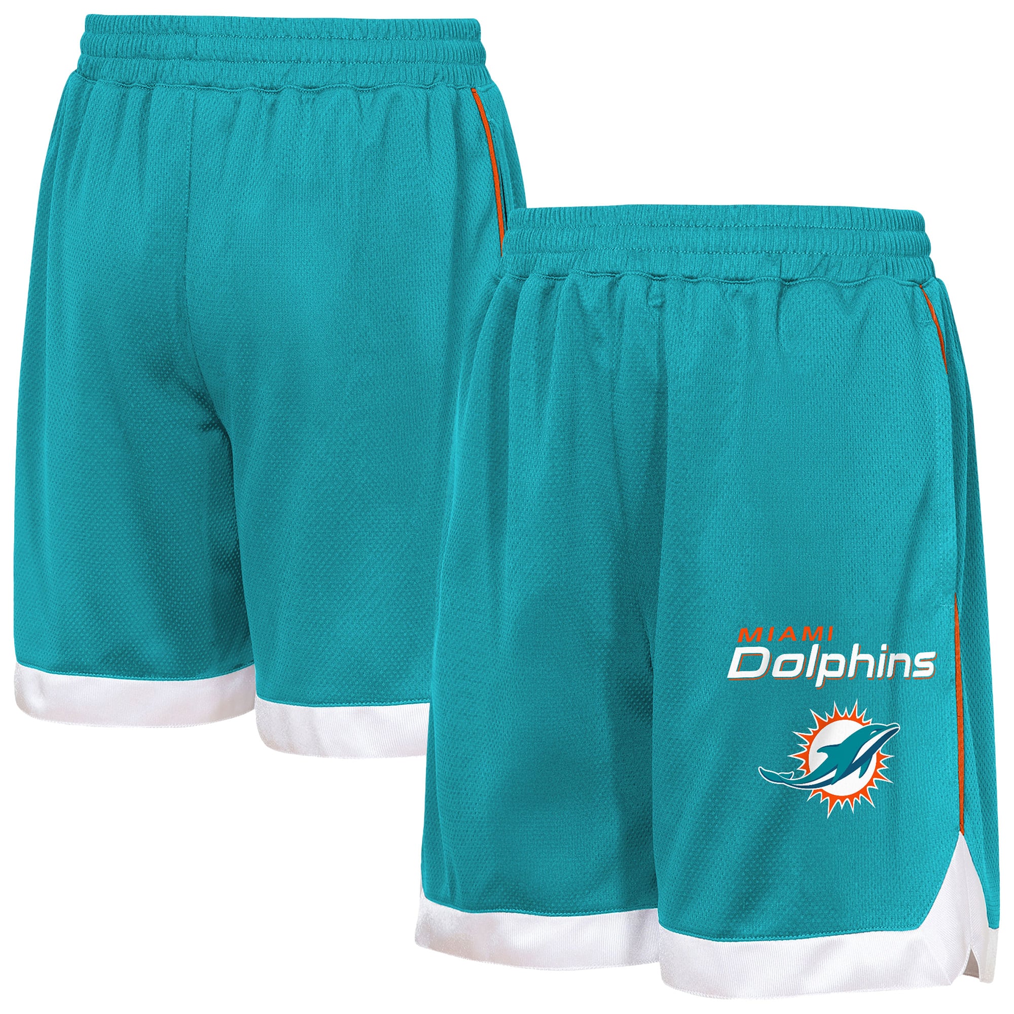 Youth Outerstuff Aqua Miami Dolphins All Star Mesh Shorts Youth Outerstuff Aqua Miami Dolphins All Star Mesh Shorts