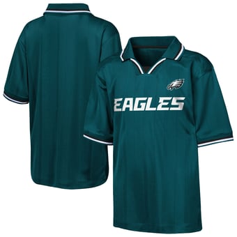 Youth Outerstuff  Midnight Green Philadelphia Eagles Stadium Jersey Polo