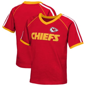 Girls Youth Outerstuff  Red Kansas City Chiefs Score Breaker Soccer T-Shirt