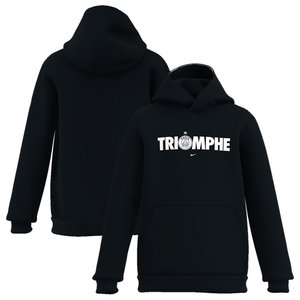 Sweat capuche PSG Champions d'Europe Nike TRIOMPHE - Noir - Enfant, vue 2