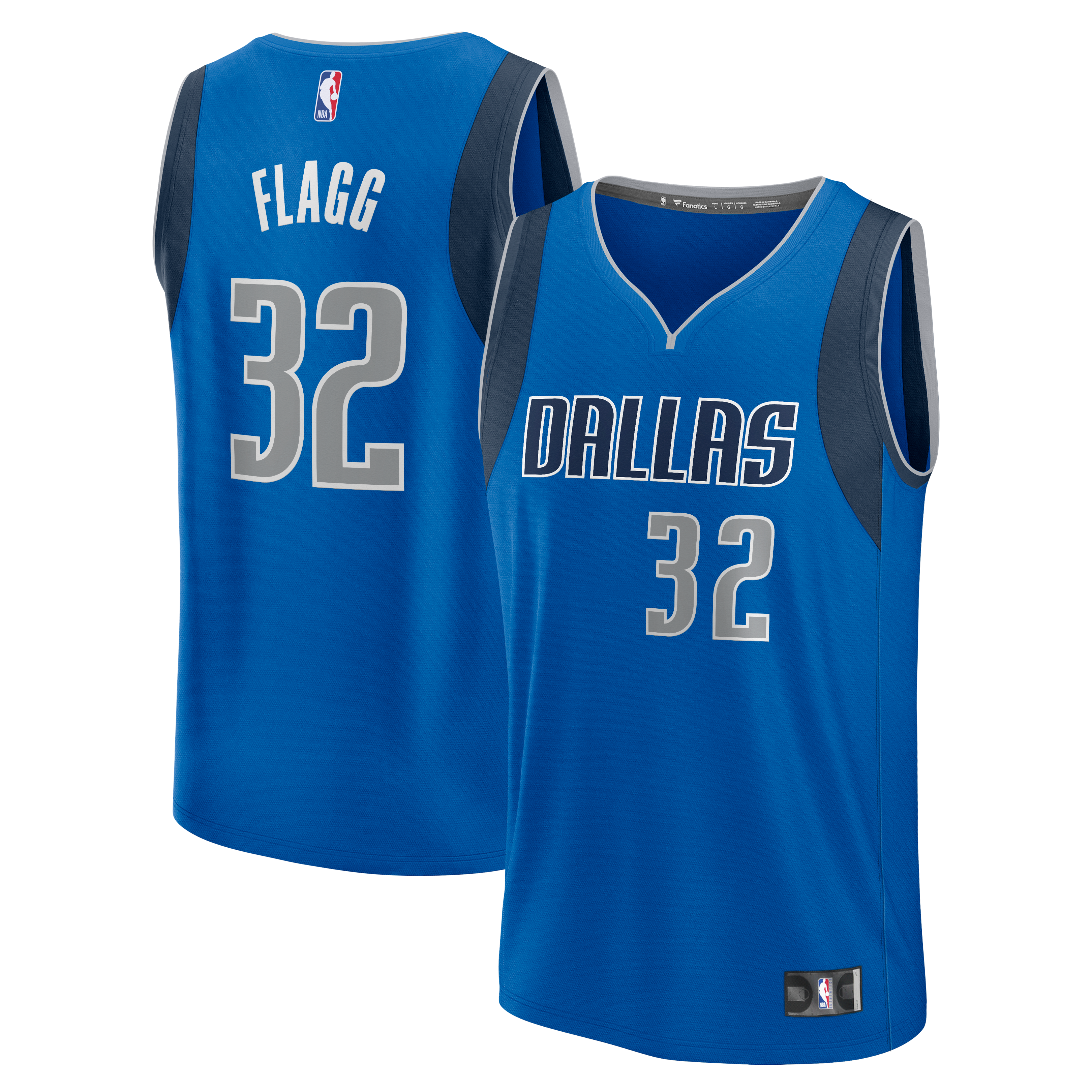 Youth Fanatics Cooper Flagg Blue Dallas Mavericks 2025 NBA Draft First Round Pick Fast Break Replica Jersey - Icon Edition