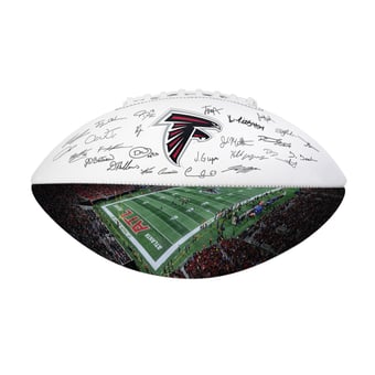 Logo Brands Atlanta Falcons 2025 Autograph Signature Football