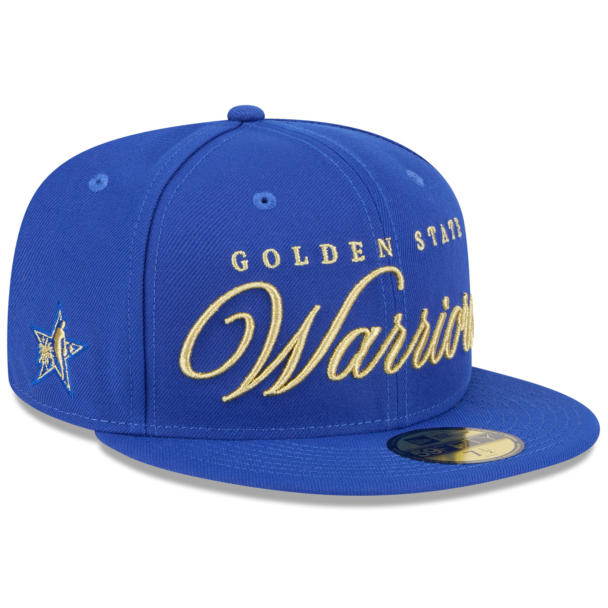 Men's New Era Royal Golden State Warriors 2026 NBA All-Star Game Script 59FIFTY Fitted Hat