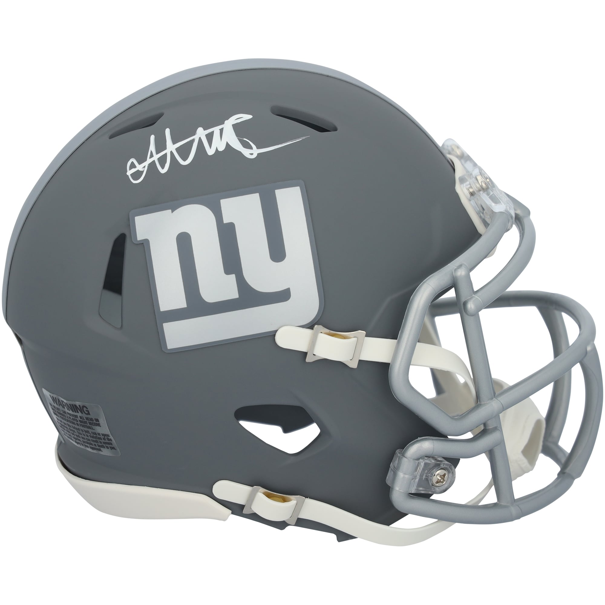 Abdul Carter New York Giants Autographed Riddell Slate Speed Mini Helmet