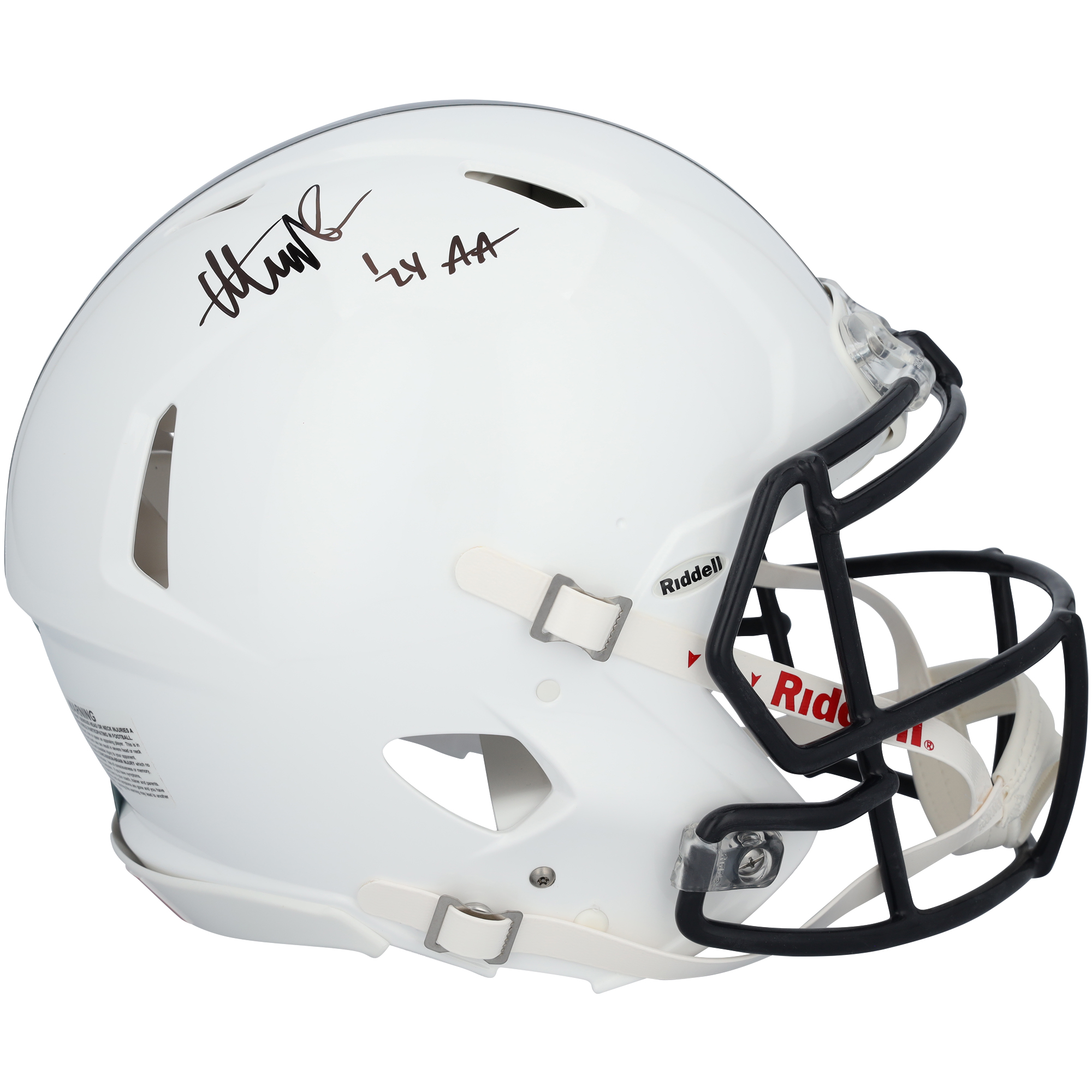Abdul Carter Penn State Nittany Lions Autographed Riddell Speed Authentic Helmet with "24 AA" Inscription