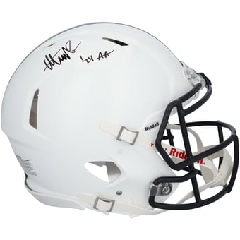 "Abdul Carter Penn State Nittany Lions Autographed Riddell Speed Authentic Helmet with ""24 AA"" Inscription"