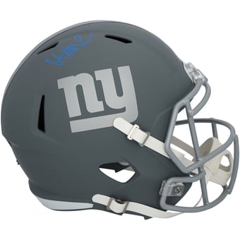 Abdul Carter New York Giants Autographed Riddell Slate Speed Replica Helmet