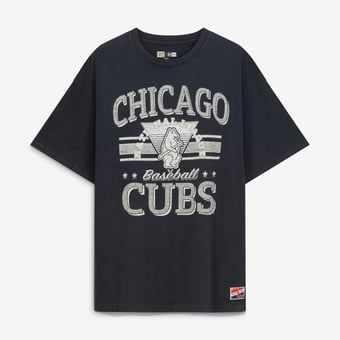 Women's New Era  Royal Chicago Cubs Oversized Boyfriend T-Shirt