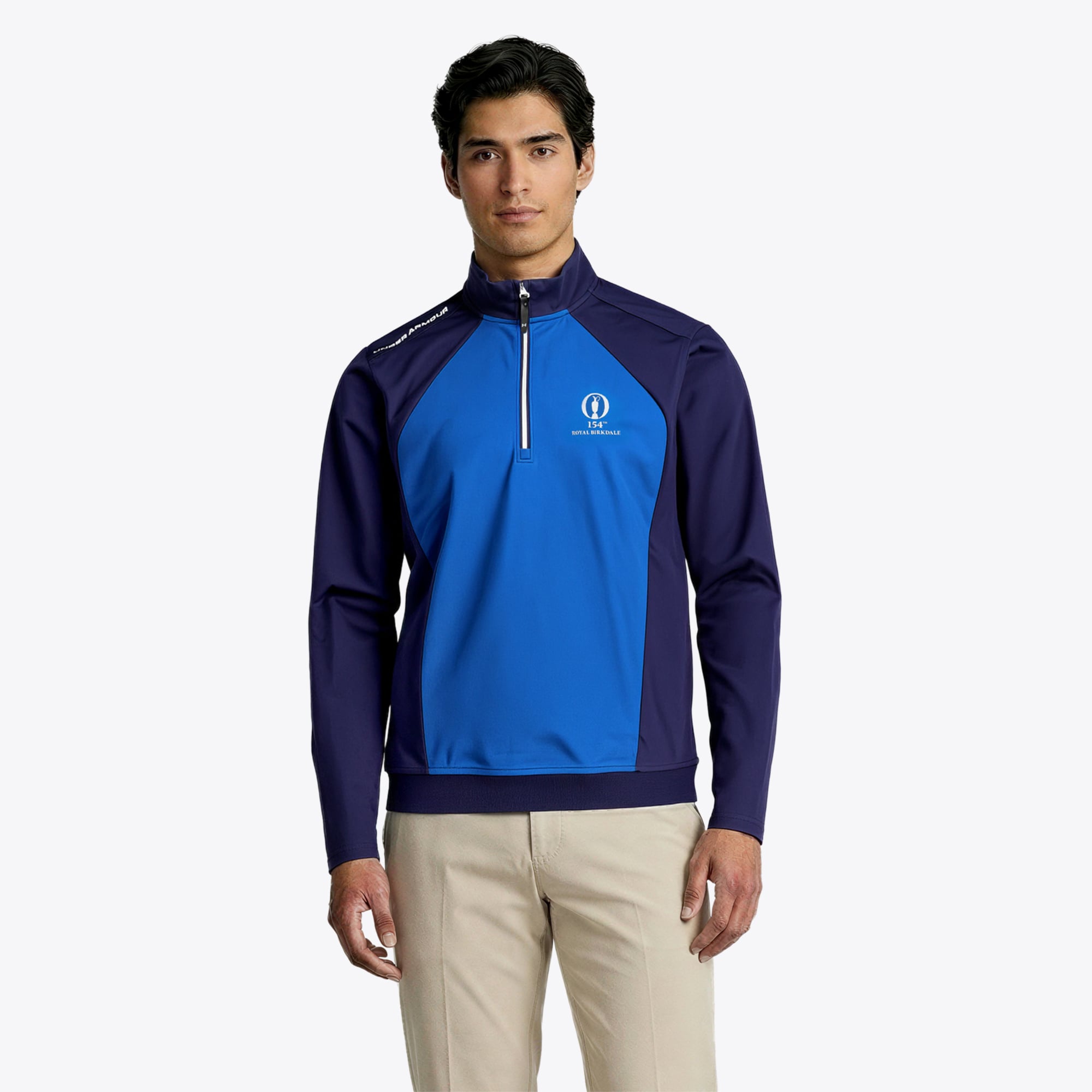 Giacco 1/2 cerniera The Open Under Armour Wind - Blu Navy