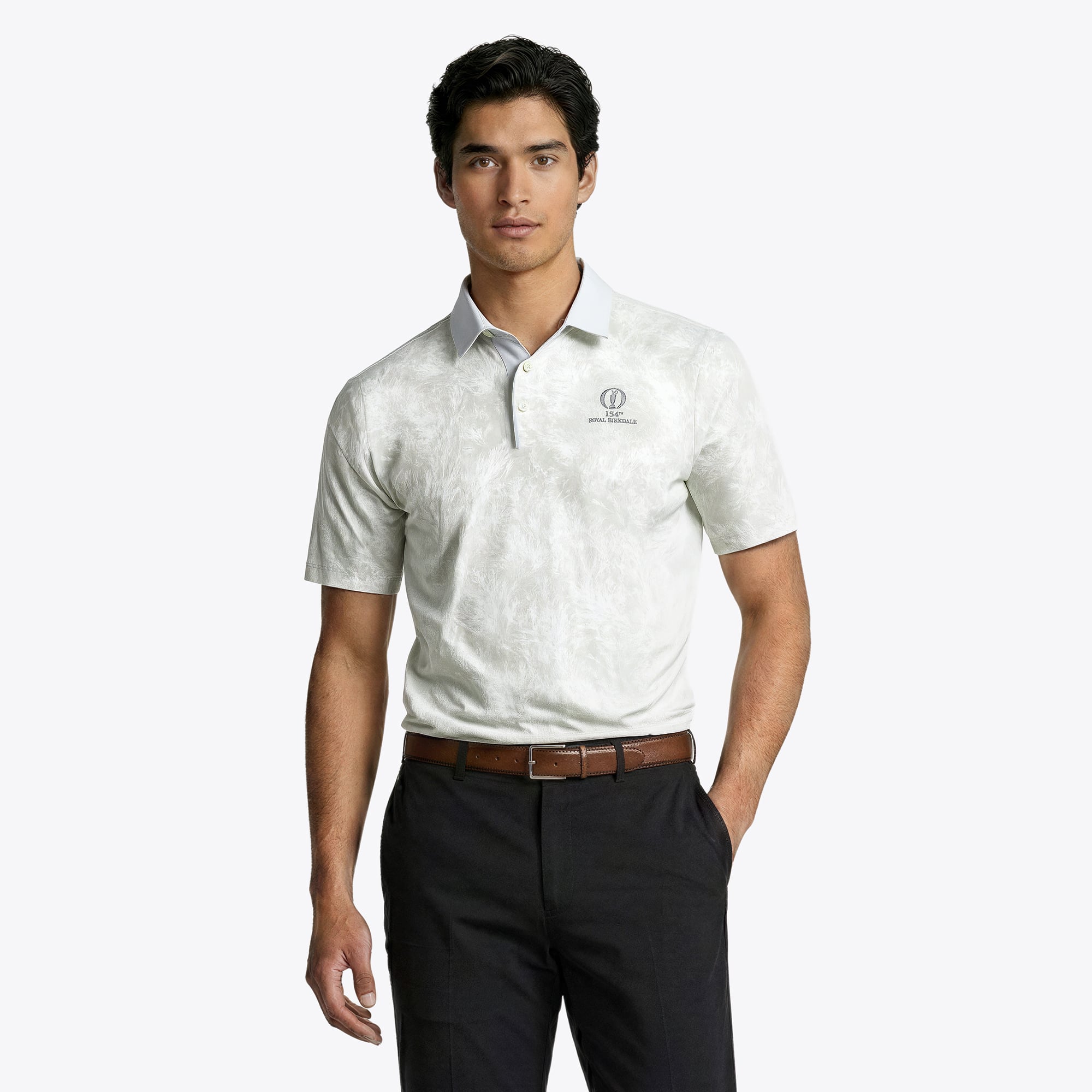 Polo The 154th Open Royal Birkdale Under Armour Stampato - Grigio
