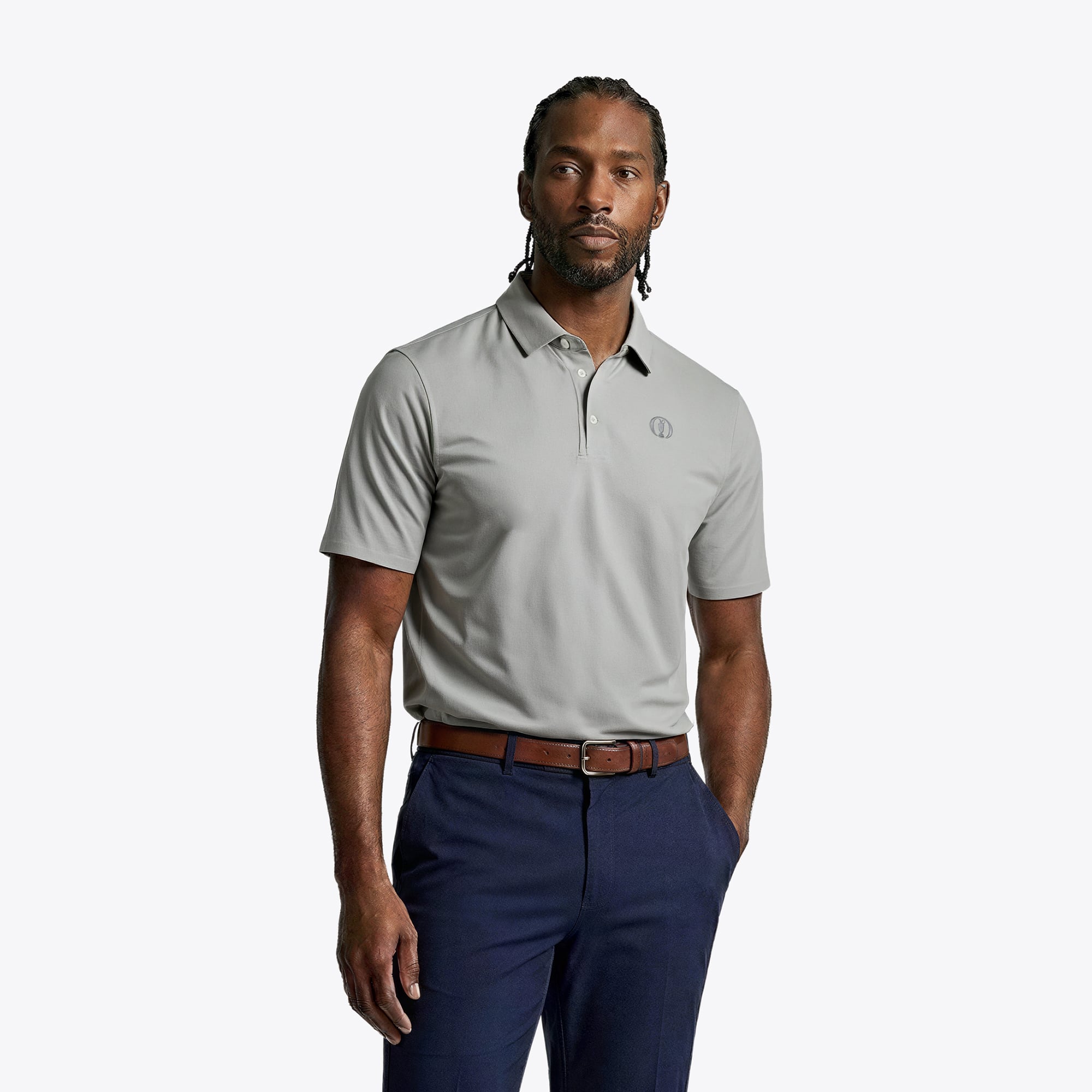 Polo The Open Under Armour x Steph Curry - Grigio