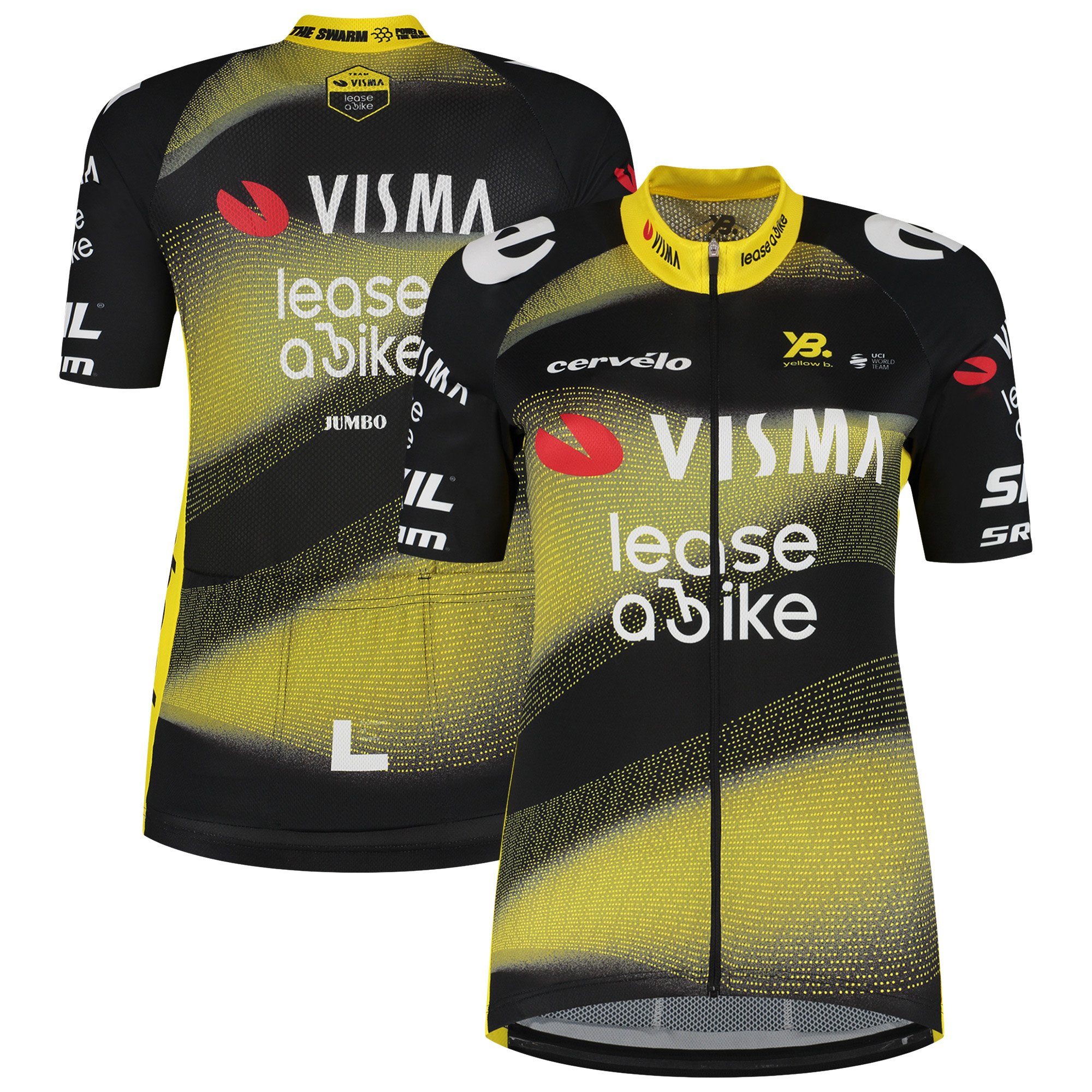 Maglia Visma–Lease a Bike 2025 Replica TDF - Donna
