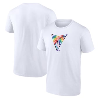 Men's White Golden State Valkyries Team Logo Pride T-Shirt