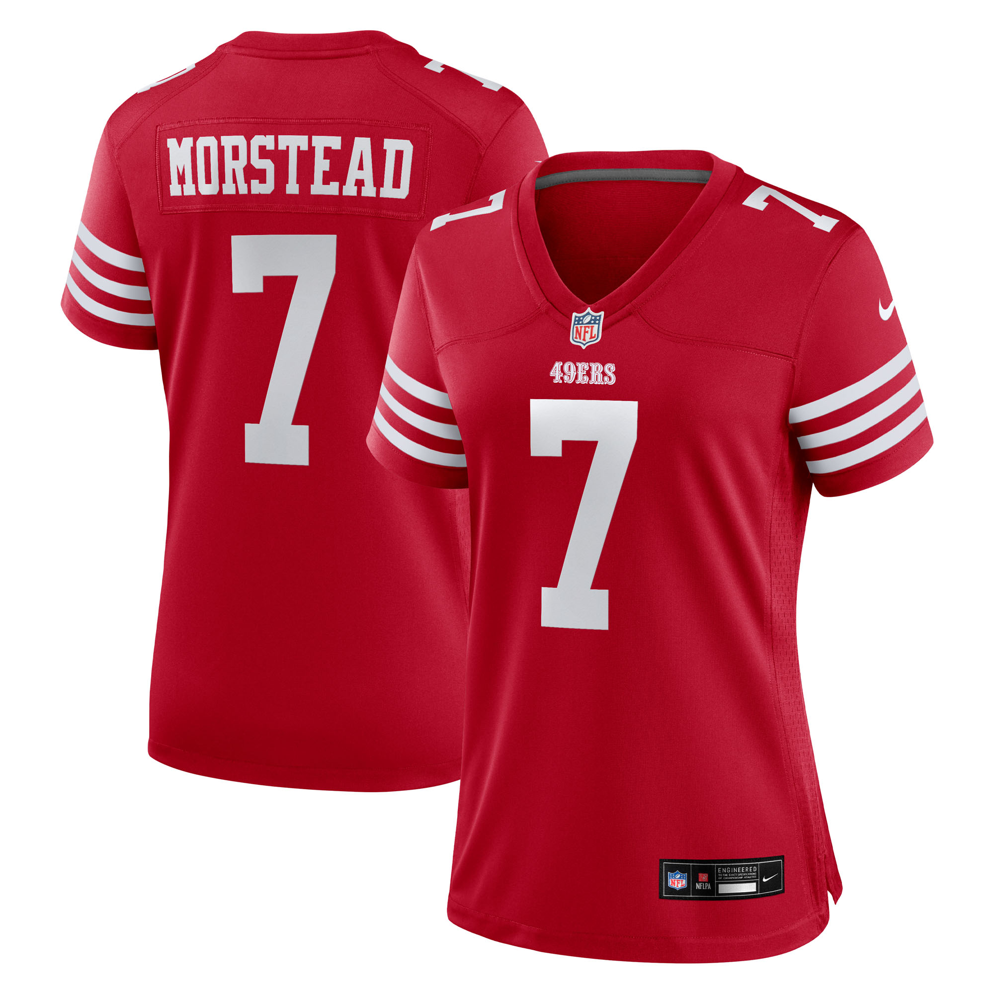 Women's Nike Thomas Morstead Scarlet San Francisco 49ers Team Game Jersey