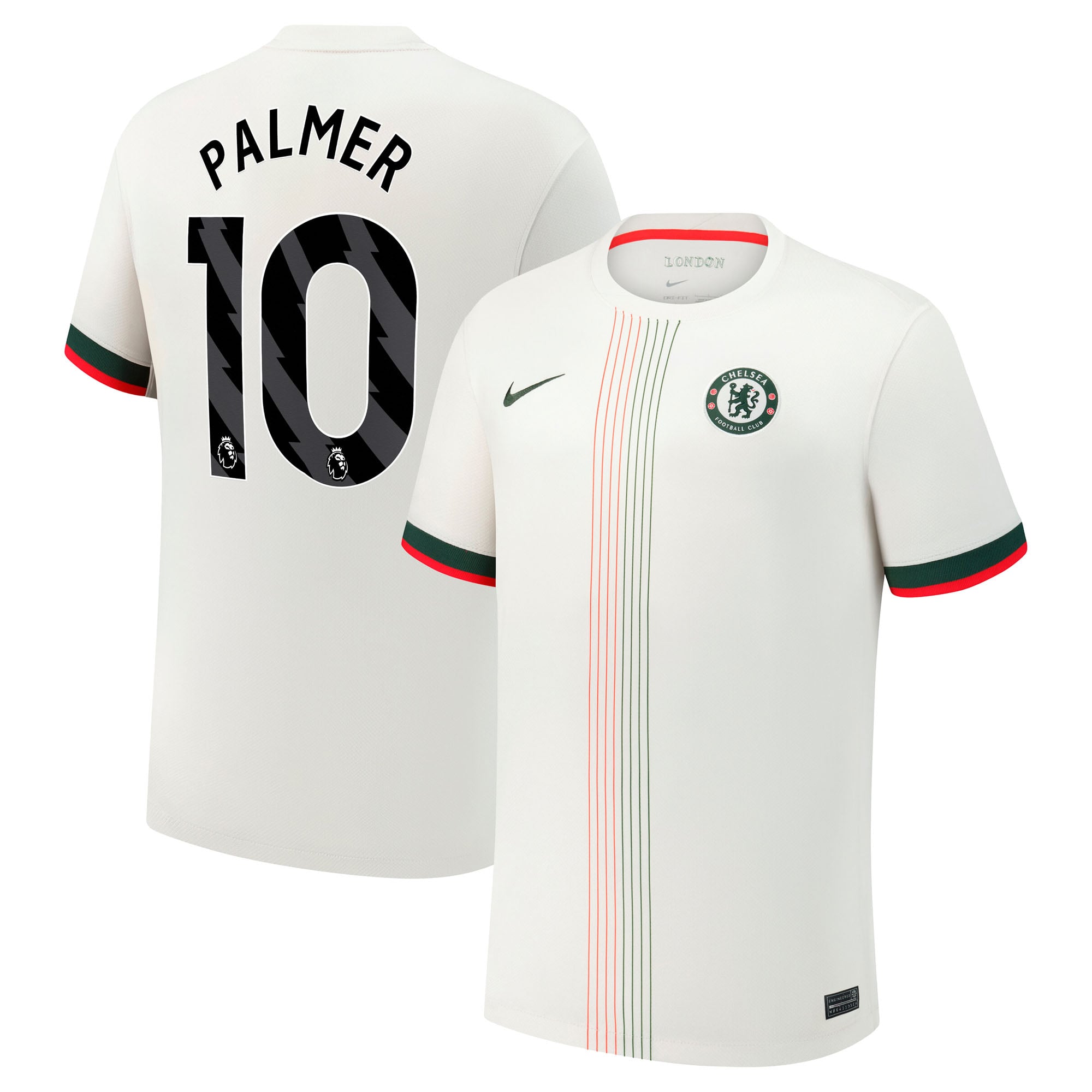 Men's Nike Cole Palmer Cream Chelsea 2025/26 Away Replica Player Jersey