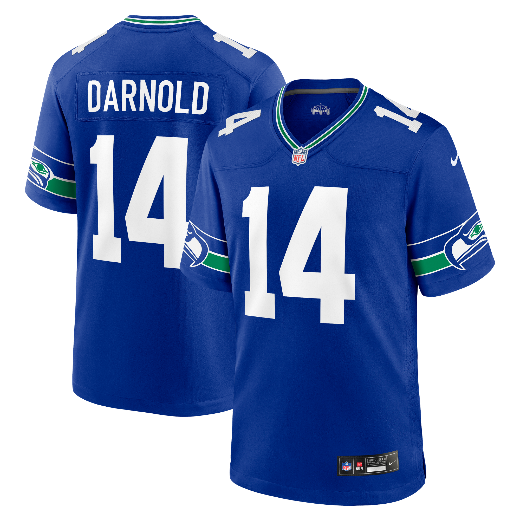 Maglia da gioco alternativa Nike Seattle Seahawks - Blu reale - Sam Darnold - Uomo