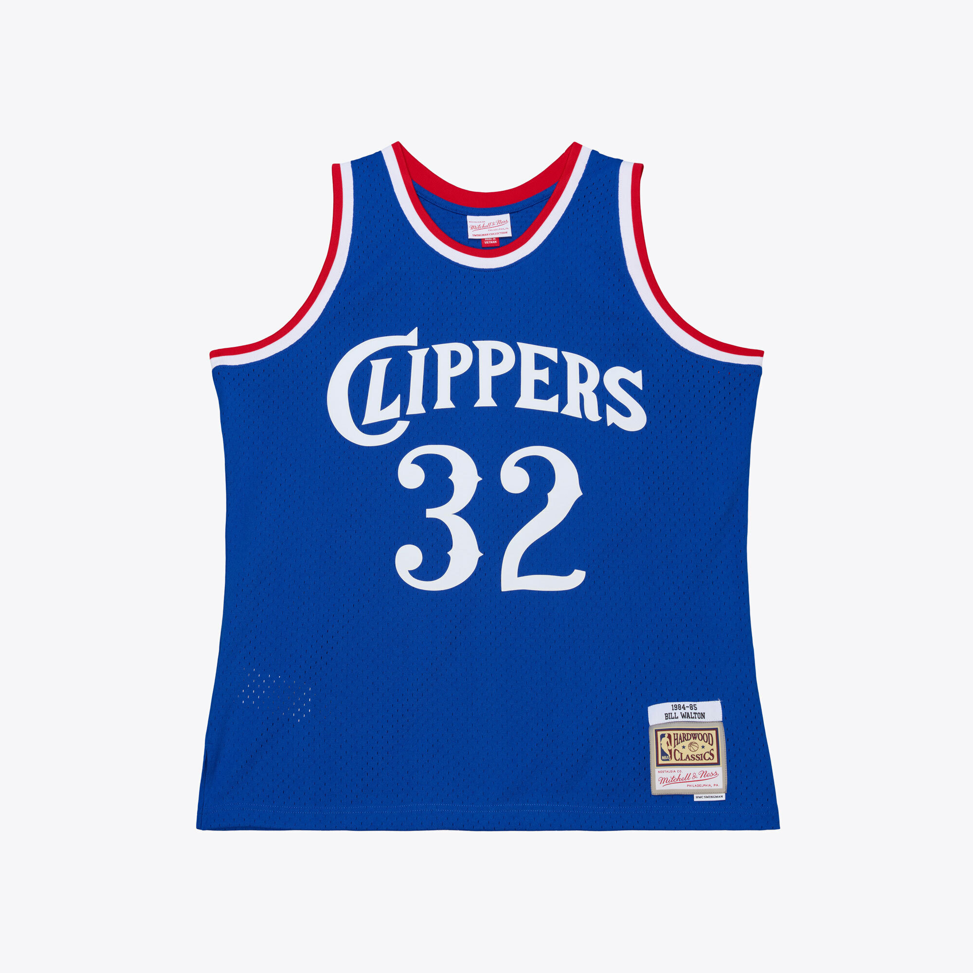 Men's Mitchell & Ness Bill Walton Royal LA Clippers 1984-85 Swingman Jersey