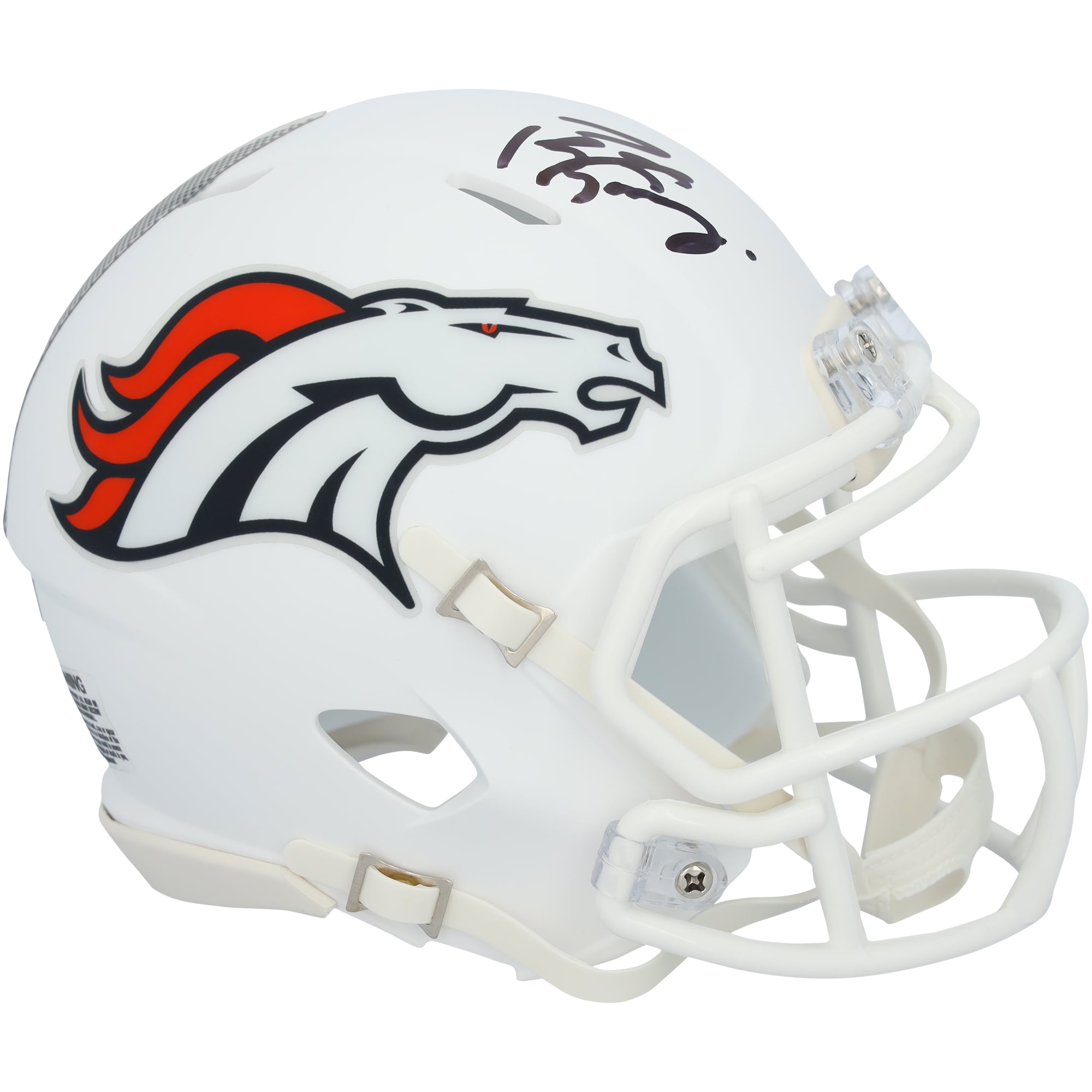 Peyton Manning Denver Broncos Autographed Riddell 2024 Alternate Speed Mini Helmet