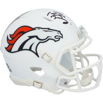 Peyton Manning Denver Broncos Autographed Riddell 2024 Alternate Speed Mini Helmet