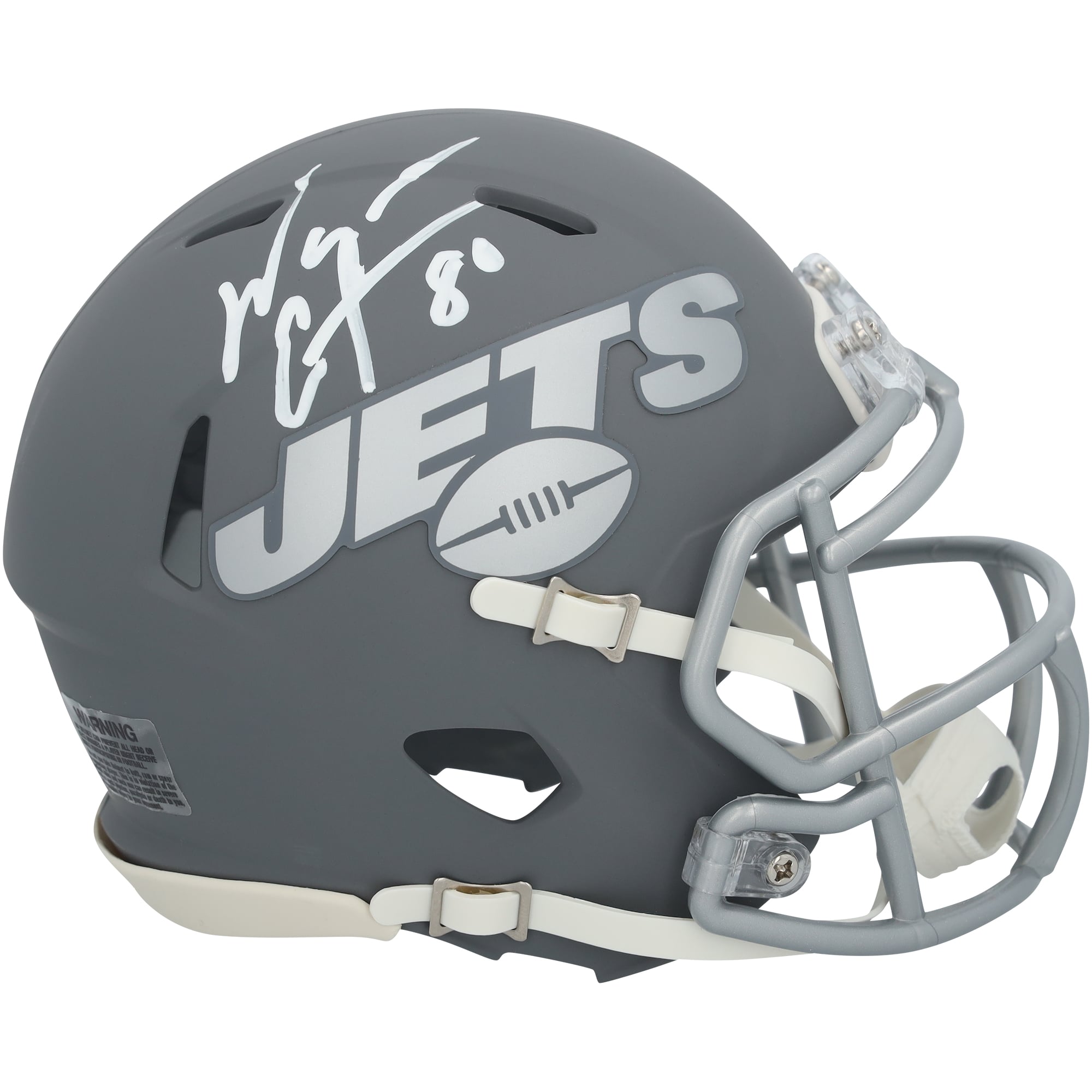 Wayne Chrebet New York Jets Autographed Riddell Slate Speed Mini Helmet