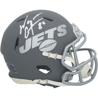 Wayne Chrebet New York Jets Autographed Riddell Slate Speed Mini Helmet