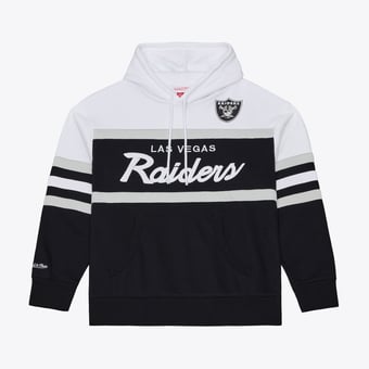 Men's Black Mitchell & Ness  Las Vegas Raiders Head Coach Hoodie