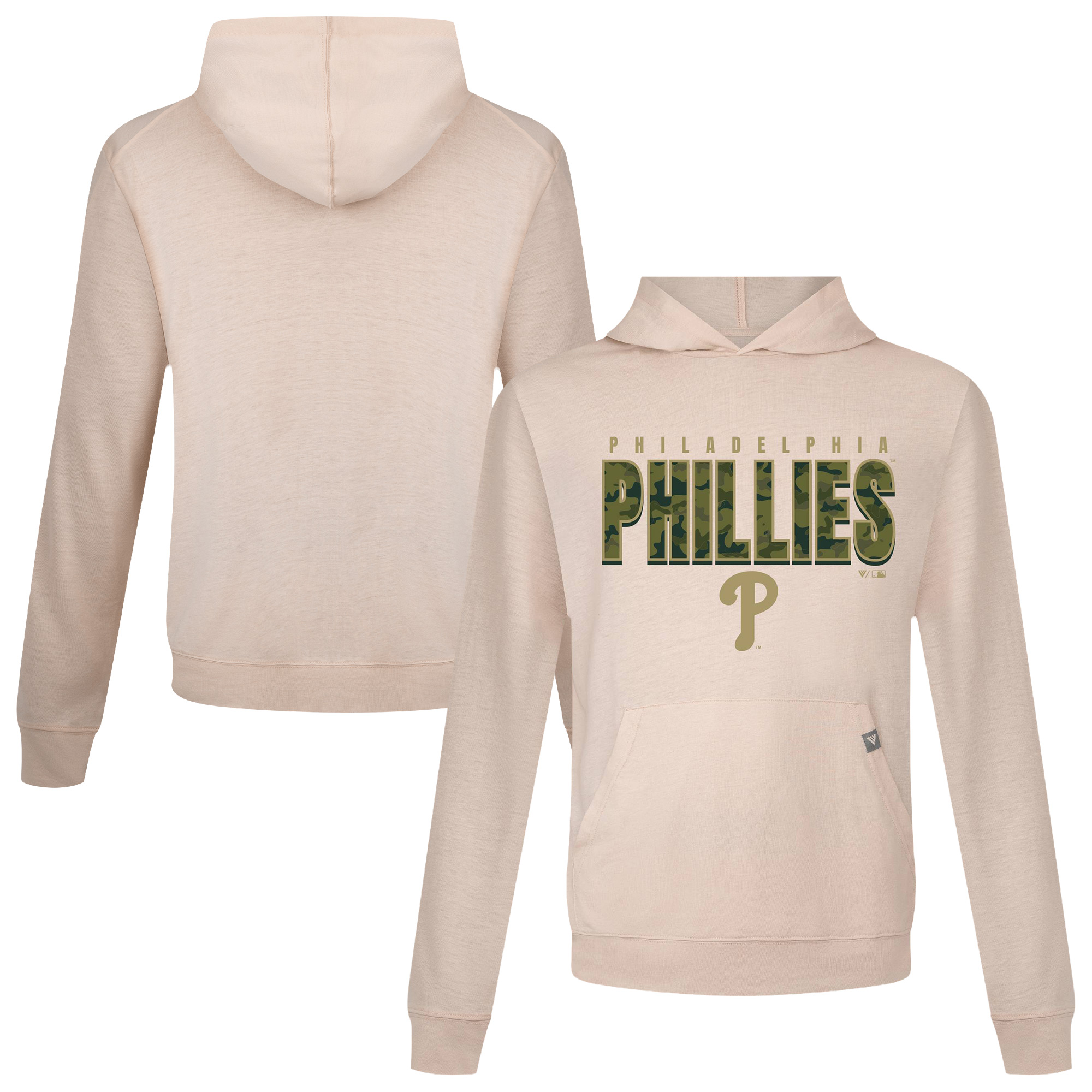 Men’s Levelwear Khaki Philadelphia Phillies Relay Protect Pullover Hoodie Men’s Levelwear Khaki Philadelphia Phillies Relay Protect Pullover Hoodie