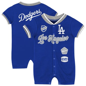 Newborn Outerstuff Royal Los Angeles Dodgers Pinch Romper