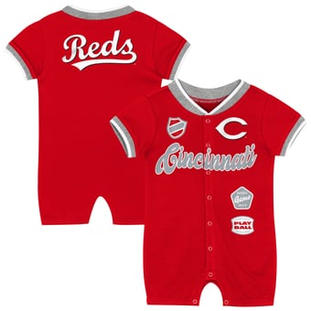 Infant Outerstuff Red Cincinnati Reds Pinch Coverall