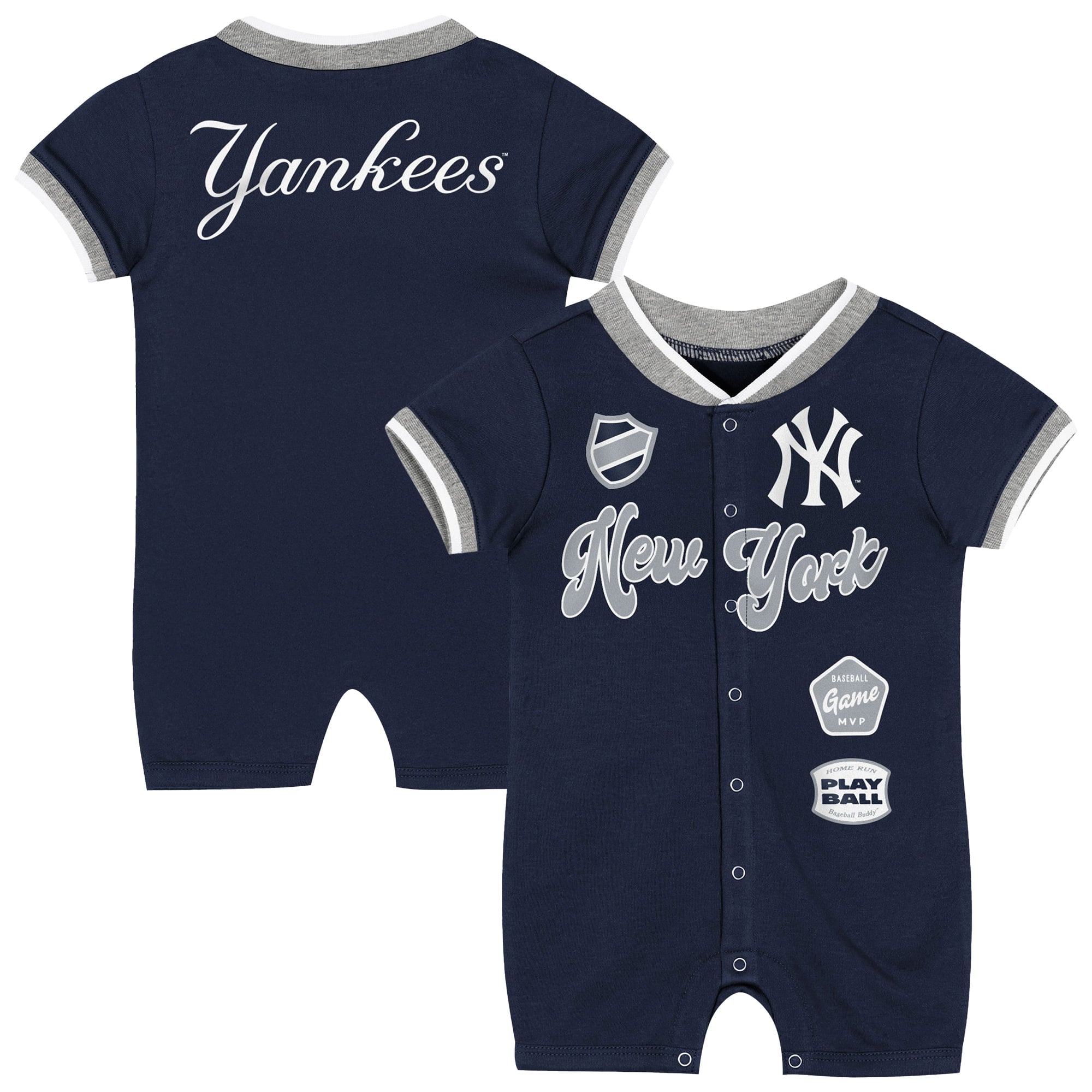 Infant Outerstuff Navy New York Yankees Pinch Coverall