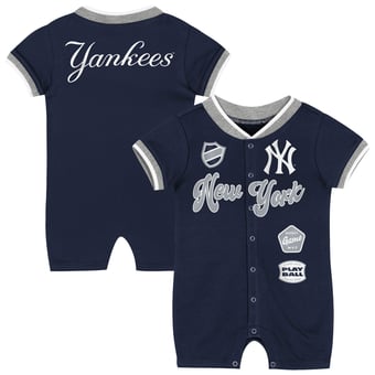 Infant Outerstuff Navy New York Yankees Pinch Coverall