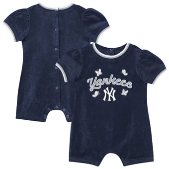 Girls Infant Outerstuff Navy New York Yankees Wind-Up Coverall