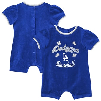 Girls Infant Outerstuff Royal Los Angeles Dodgers Wind-Up Coverall
