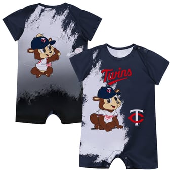 Infant Outerstuff  Navy Minnesota Twins Baby Mascot Bodysuit