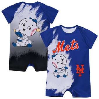 Infant Outerstuff  Blue New York Mets Baby Mascot Bodysuit