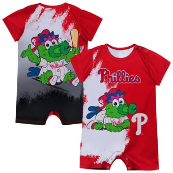 Infant Outerstuff  Red Philadelphia Phillies Baby Mascot Bodysuit