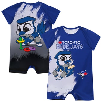 Infant Outerstuff  Blue Toronto Blue Jays Baby Mascot Bodysuit
